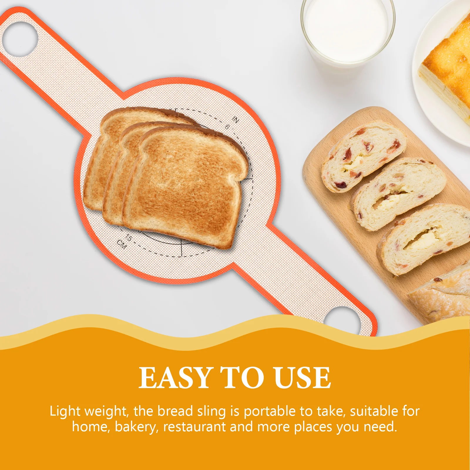 

Bread Sling Mat Long Handle Dough Transfer Pad For Oven Reusable Baking Mats Bread Cookies Cakes Pastry Tools Baking