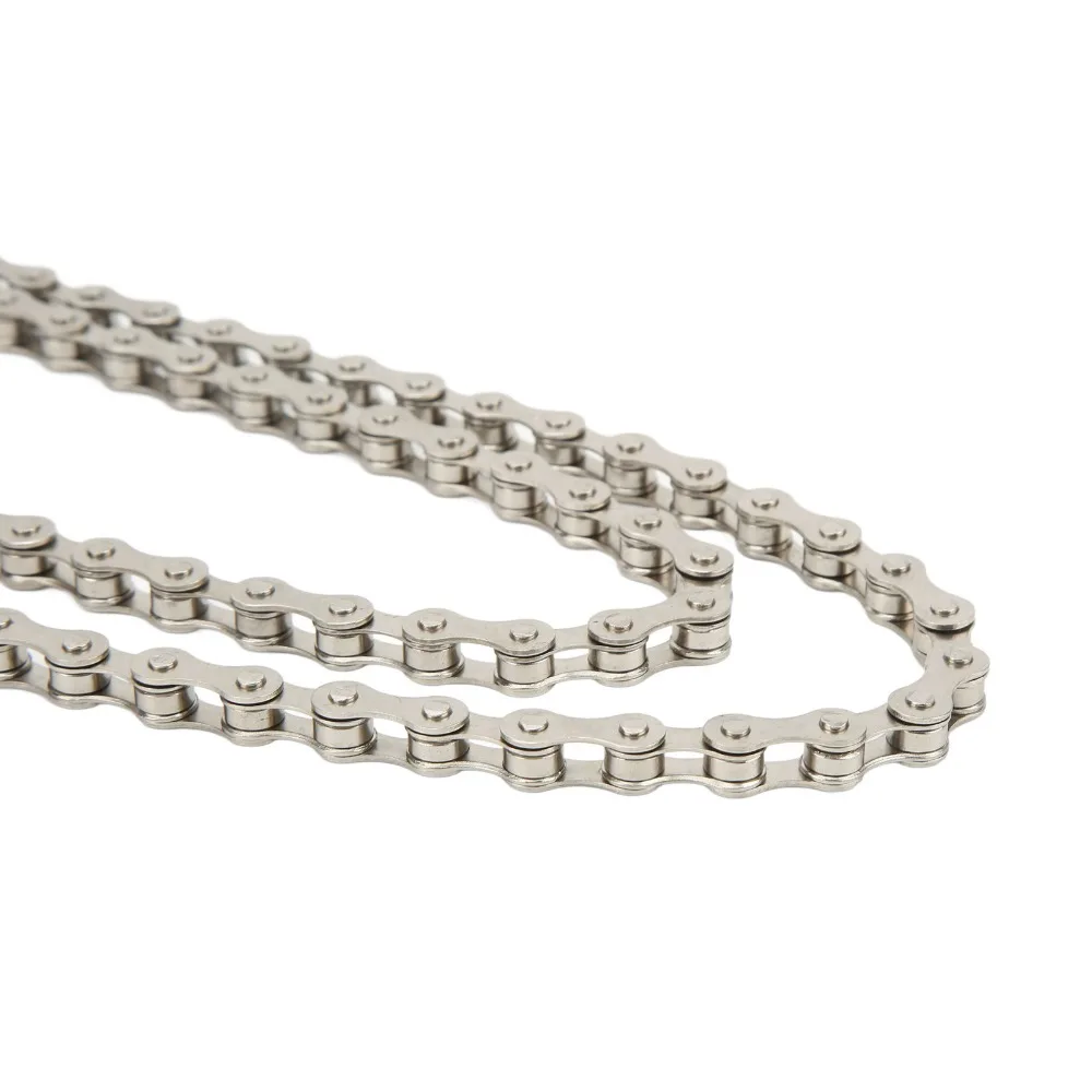 

1 Speed Bike Chain Carbon Steel 1/2" x 1/8" Mountain Bike Chain 104 Links High Performance Replacement Chain Bike Upgrade
