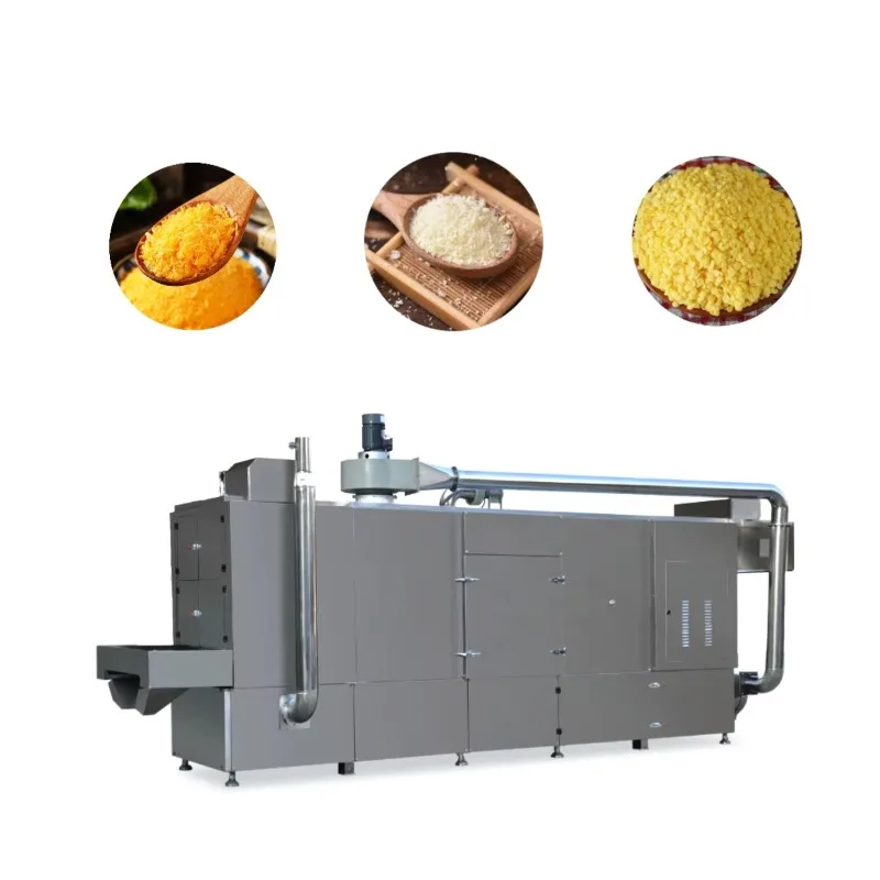Automatic Bread Crumbs Production Line Stainless Steel Panko Making Machine Custom
