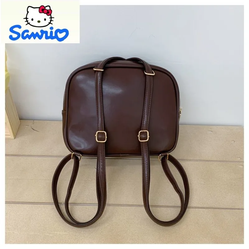 حقيبة ظهر نسائية بنمط الفهد من سانريو كارتونية لطيفة هالو كيتي ذات سعة كبيرة ومتعددة الاستخدامات #5