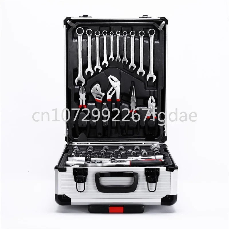 Professional 139 Pieces Chrome Vanadium Repair Kit Household Basic Tool Set Household Combination Household Tool Set