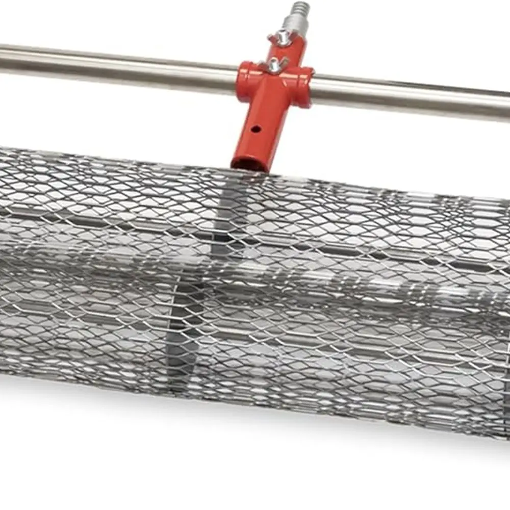 

48 Concrete Roller Tamper with Dual Adapter, Perfect for Exposed Aggregate, T460