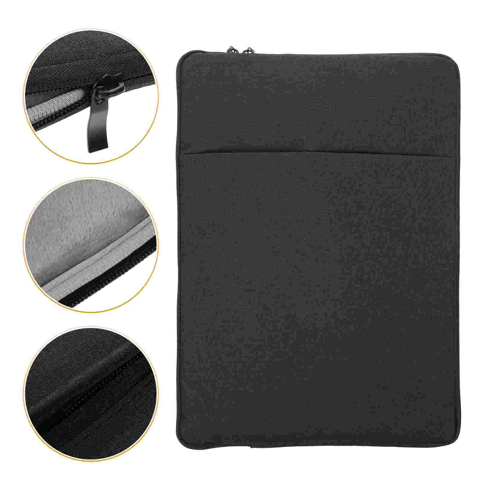 14 Inch Polyester Laptop Bag Waterproof Scratch Resistant Zippers Extra Pocket Protects Dust Dirt Lightweight Portable Travel
