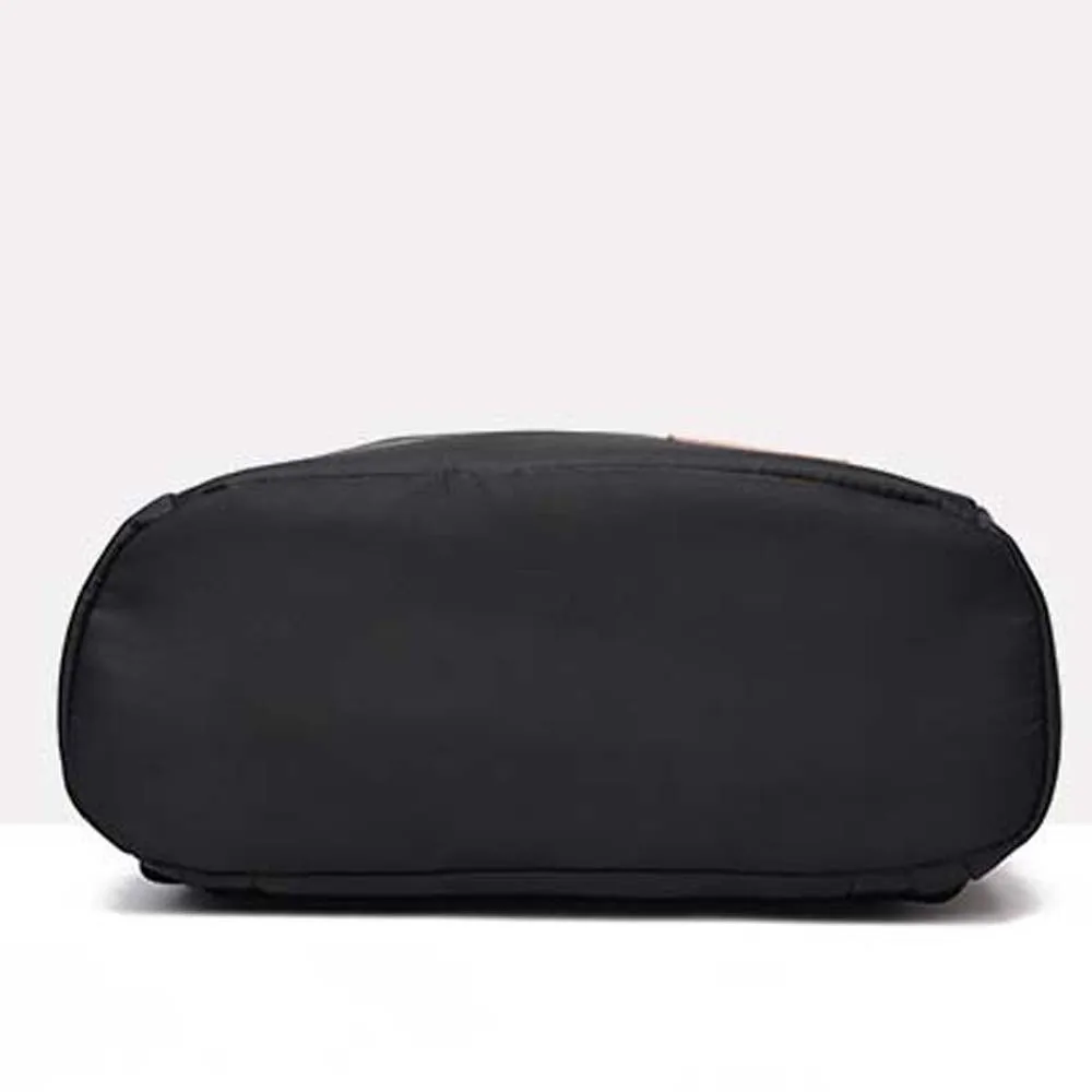 

Polyester Women Daily Backpack Large Capacity Anti-theft Oxford Cloth Daypack Cat PU Pendant Scratch Prevention