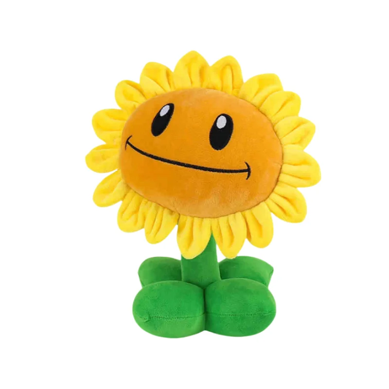 Plants Vs Zombies Plush Toys Doll Pvz Sunflower Chomper Melon Peashooter Plants Soft Stuffed Toys For Children Kid Surprise Gift