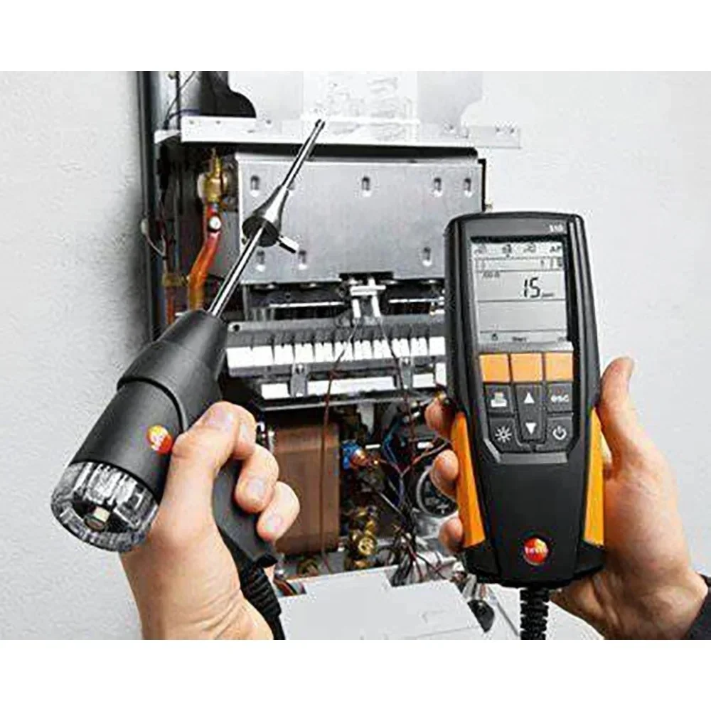 Original tes-to 310 II - Flue ga analyzer Residential combustion analyzer kit with printer