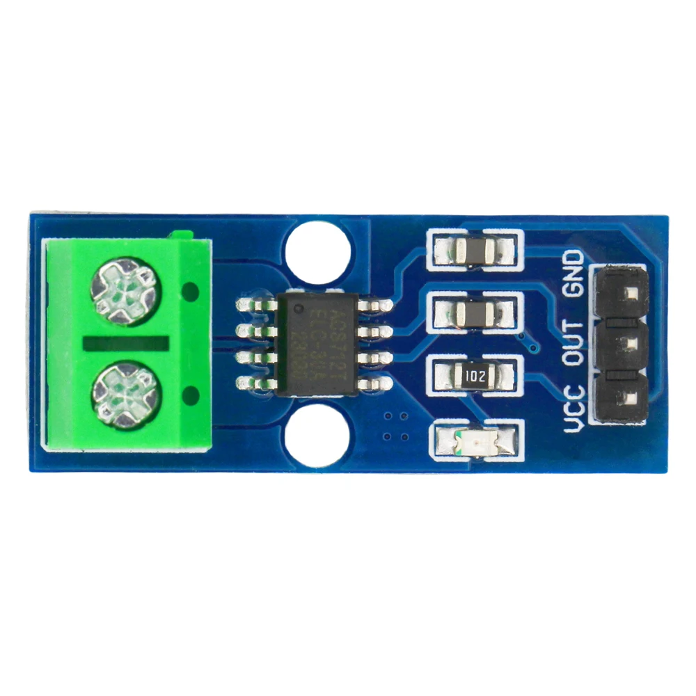 5A 20A 30A ACS712 Hall Current Sensor Module Measuring Range Analog Module Hall Board for Arduino ACS712TELC- 5A/20A/30A