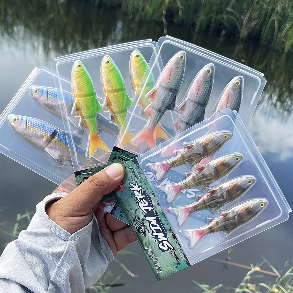 Spinpoler 80mm 96mm 130mm Swimjerk Isca Artificial Silicone Soft Baits Fishing Lure Swimbait Wobbler Sea Bass Leurre Pesca