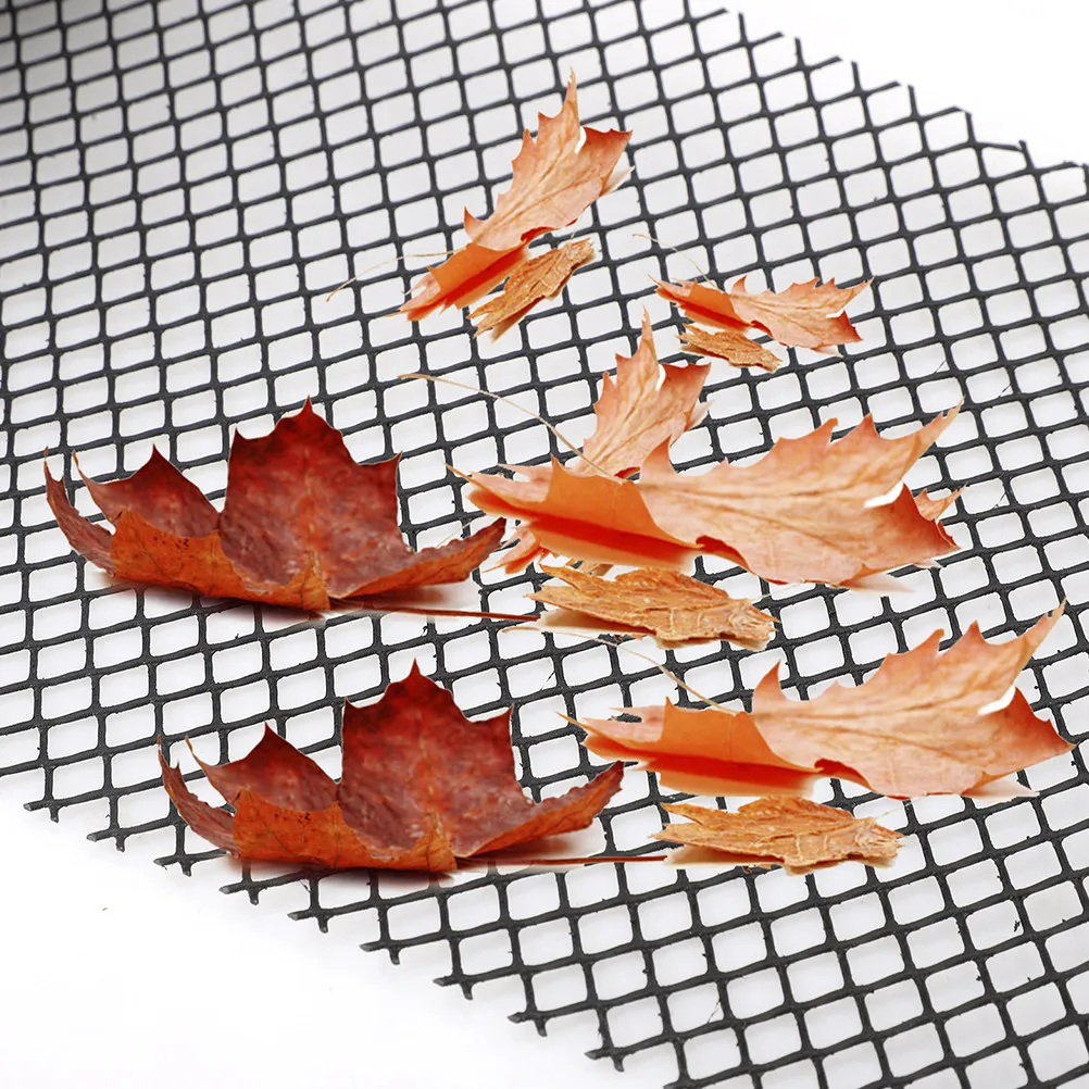 1Set High Toughness Plastic Gutter Guard Net for Gutters Gardens Courtyards Sinks Anti Falling Leaves Debris Drainage Protection