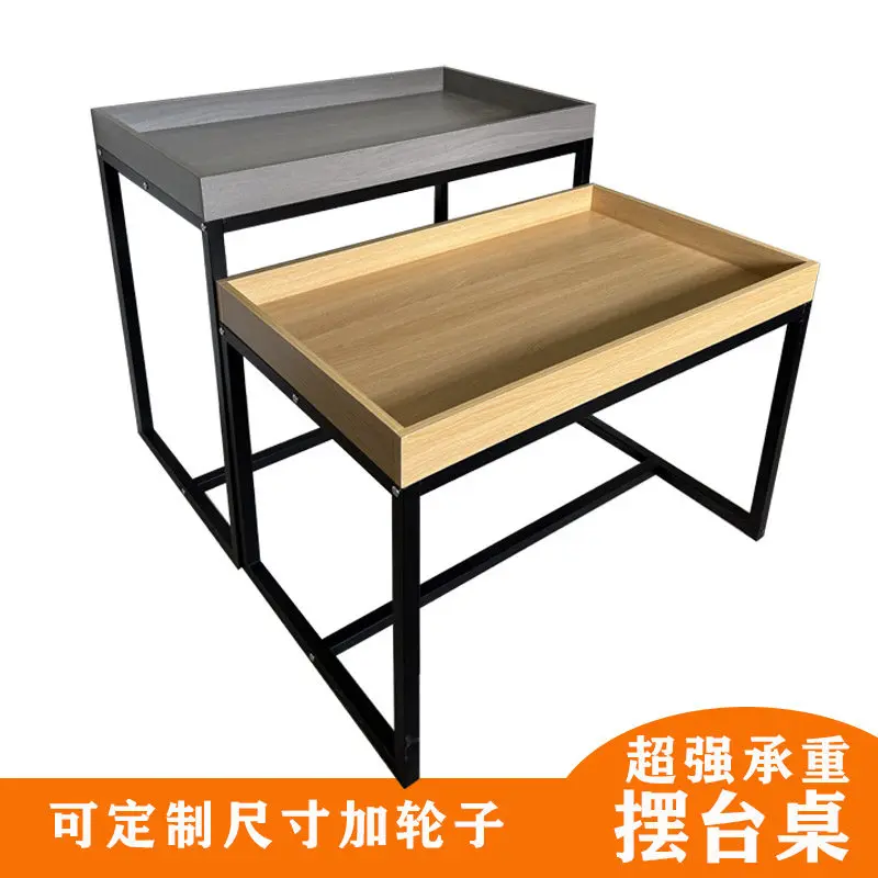 

Shopping mall promotion platform, high and low table display platform, supermarket code breaking, Taichung Island stack rack, st