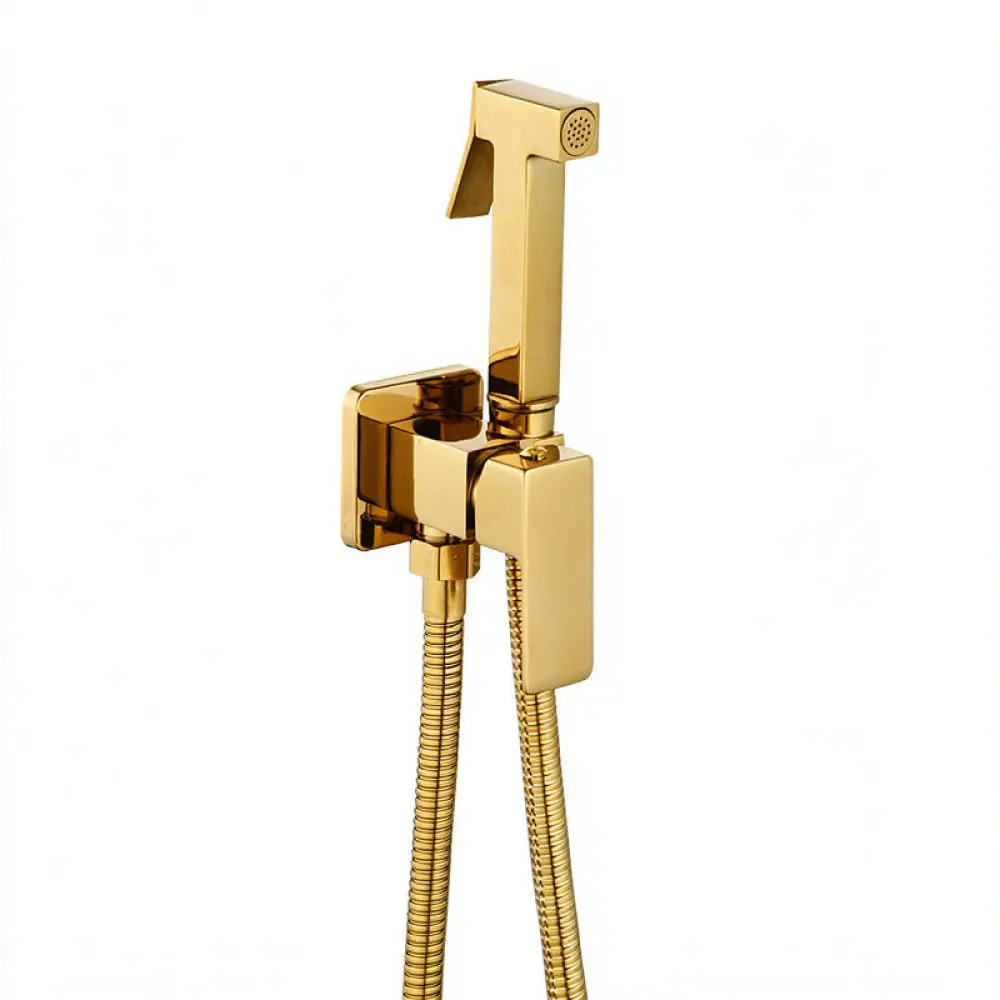 Zinc Alloy Bidet Sprayer Toilet Cleaning Applicator Bathroom High Pressure Water Jet For Sanitary Hygiene Attachment