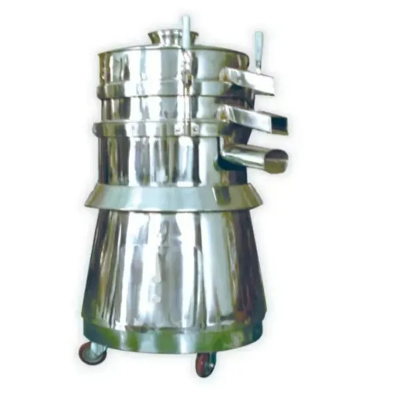 Round powder screening machine Industrial vibrating screen Particle separation vibrating screen