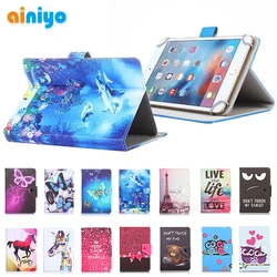 Funda Universal para IGET Smart G81H G81, carcasa protectora de cuero PU con estampado de dibujos animados para tableta de 8 pulgadas