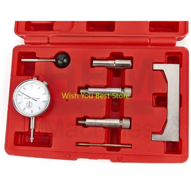 Fuel injection static adjustment pressure test gauge auto repair and maintenance tool