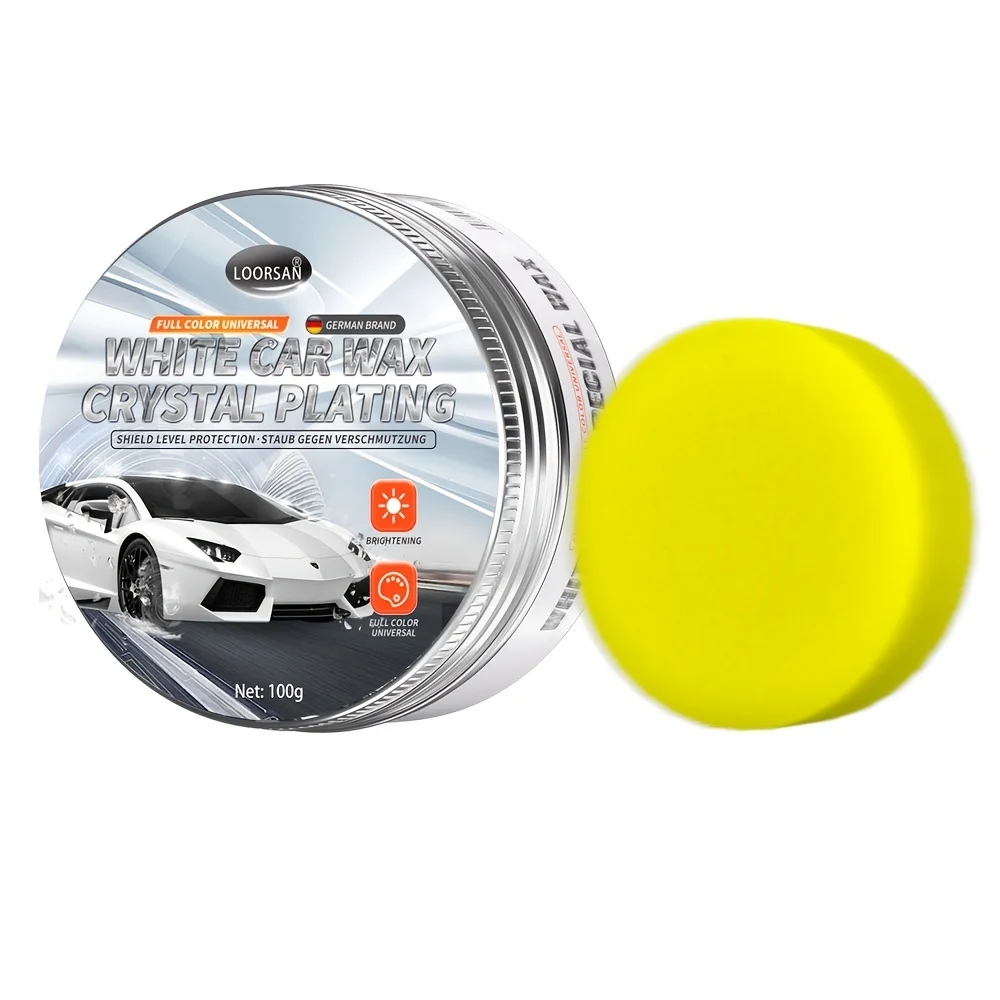 White Car Wax Polishes Wax, Removes Dirt, Waterproofing, Maintaining Wax Paint Protection, Car Paint Coating