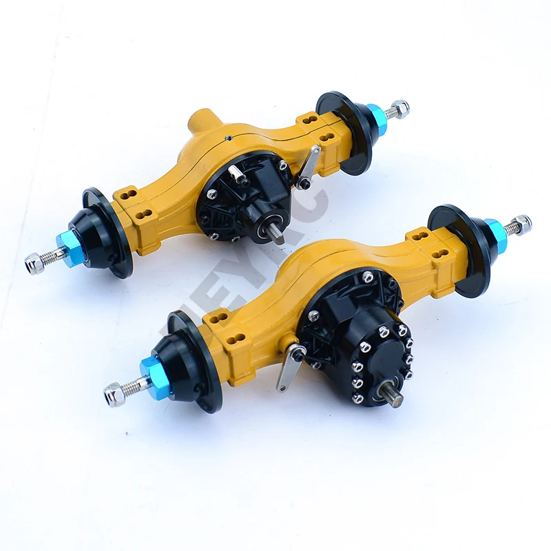 Metal Differential Axle Rear Drive/Through The Axle 6X4 Suit for 1/14 Tamiya RC Dump Truck SCANIA 770S R620 VOLVO BENZ Arocs Car