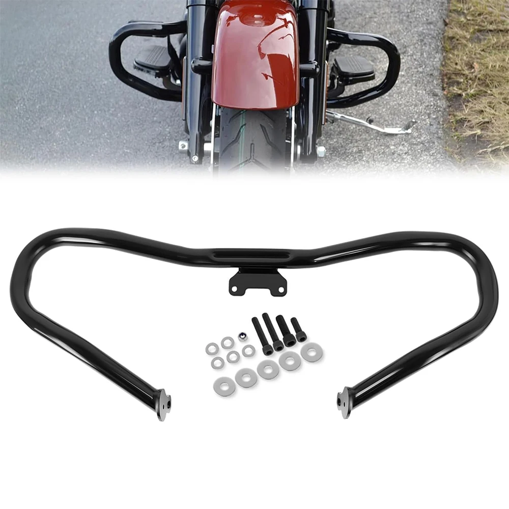 

Защита двигателя черного цвета для Harley Davidson Sportster 883 1200, передняя дуга безопасности, защита от столкновений на трассе