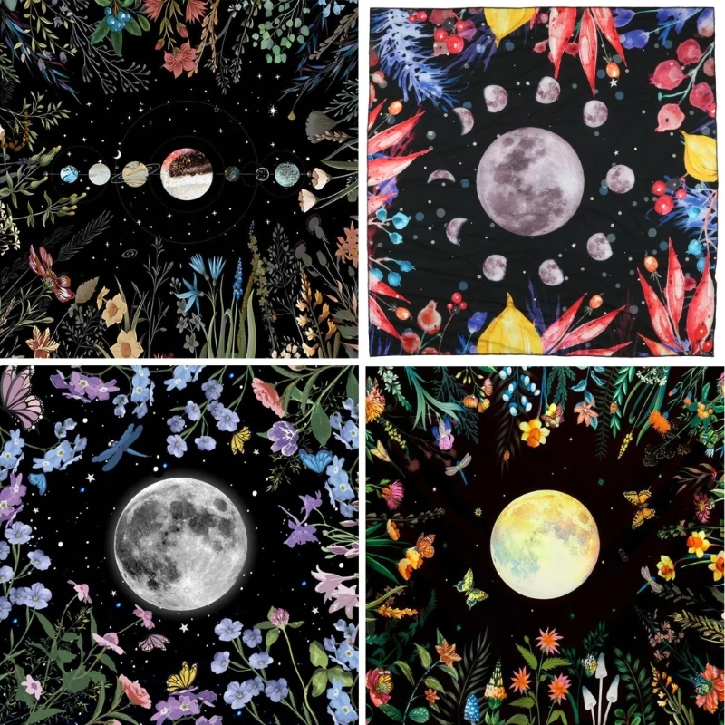 

Table Cover Astrology Oracles Game Mat Square Pendulum Altar Table Cloth X5QF