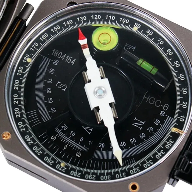 hot sales Geology compass new steel metal  factory HGC-6  aluminium compass  for surveying geologist surveyor