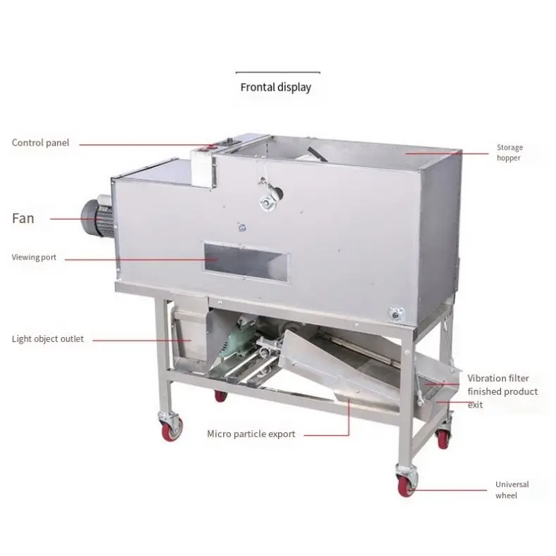

Stainless Steel Leaf Air Sorter 330W Multi-Function Automatic Small Black Green Tieguanyin Tea Processing Machine