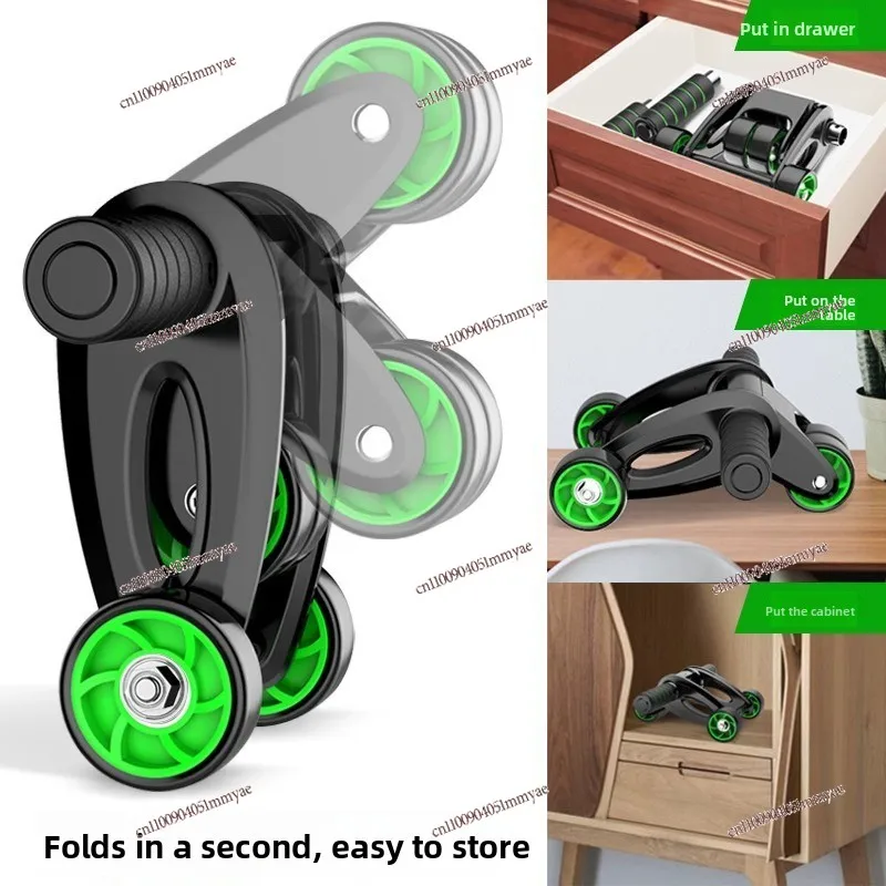 Abdominal Wheel Home Fitness Equipment  Wheel Fitness Equipment Foldable  Wheel Abdominal Tuck