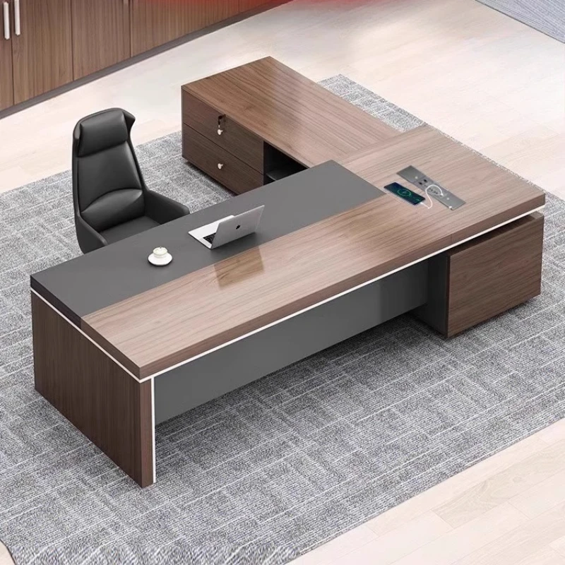 

Designer Asthetic Executive Desk Brown Luxury Modern Luxury Executive Desk Cheap Drawers Mesa De Escritorio Office Furniture
