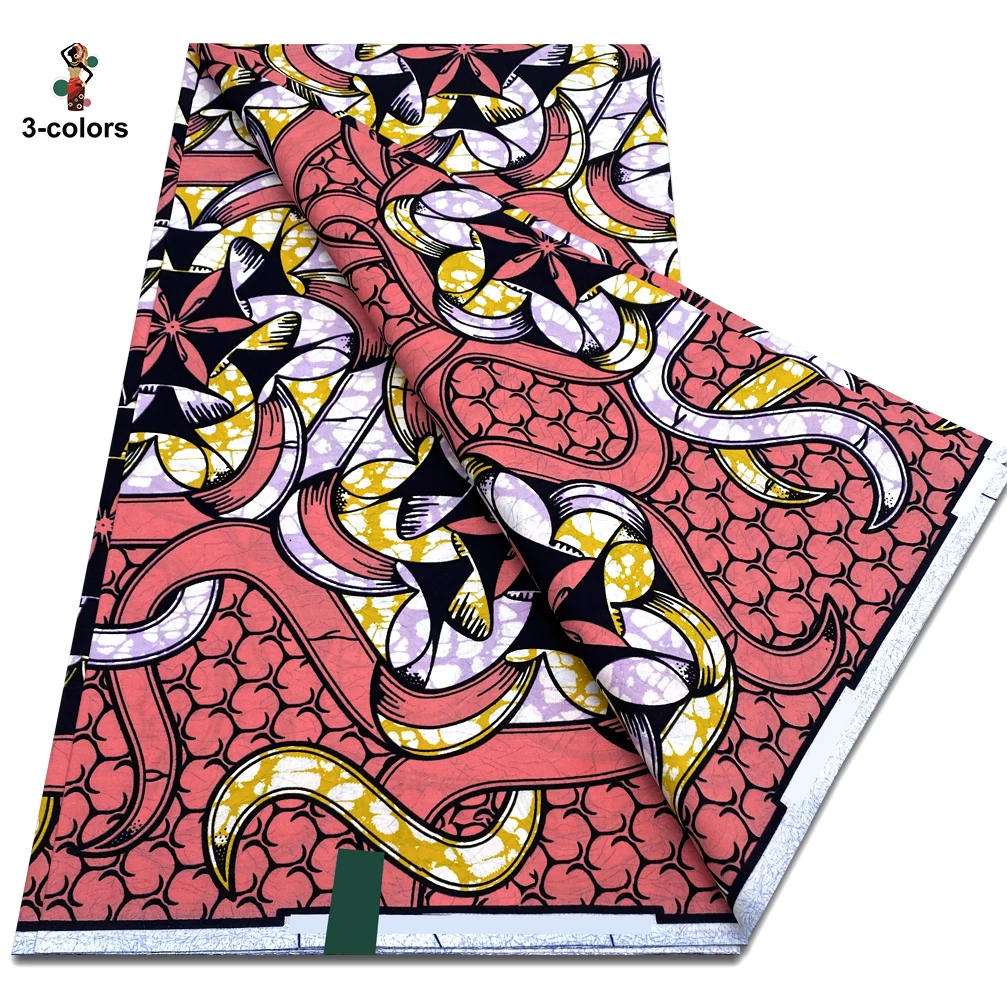 2025 Gegarandeerd echte originele Afrikaanse waxprintstof Echte Nigeriaanse 100% katoen Ankara Waxstof Zachte Pagne Spuer Batik