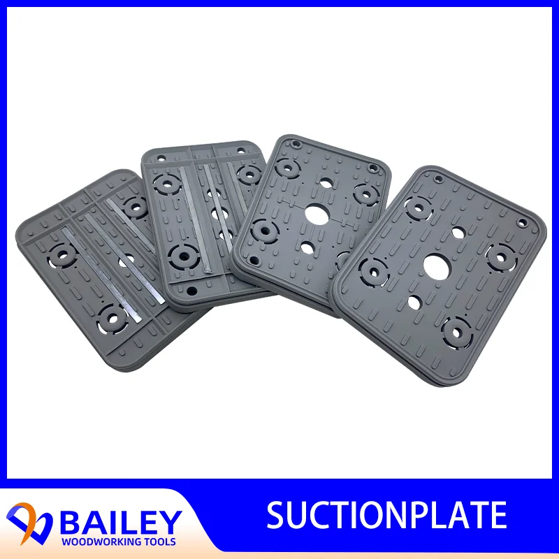 BAILEY 5PCS 160x115x17mm Vacuum Suction Plate Rubber Pad for Homag Weeke Suction Cup CNC Machining Center Woodworking Tool