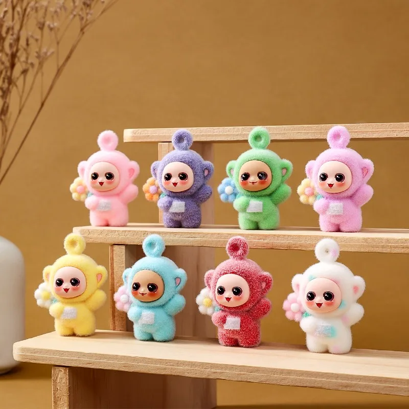 Cute Cartoon Teletubbies Series 8PCS Exquisite Model Toy Creativity Car Tabletop Toys Men and Women Birthday Gift - view 5