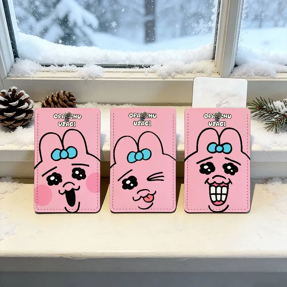 كارتون O-Opanchu مضحك Usagi بطاقة كليب واقية كم حافلة البنك بطاقة الائتمان كم واقية بطاقة الهوية #1