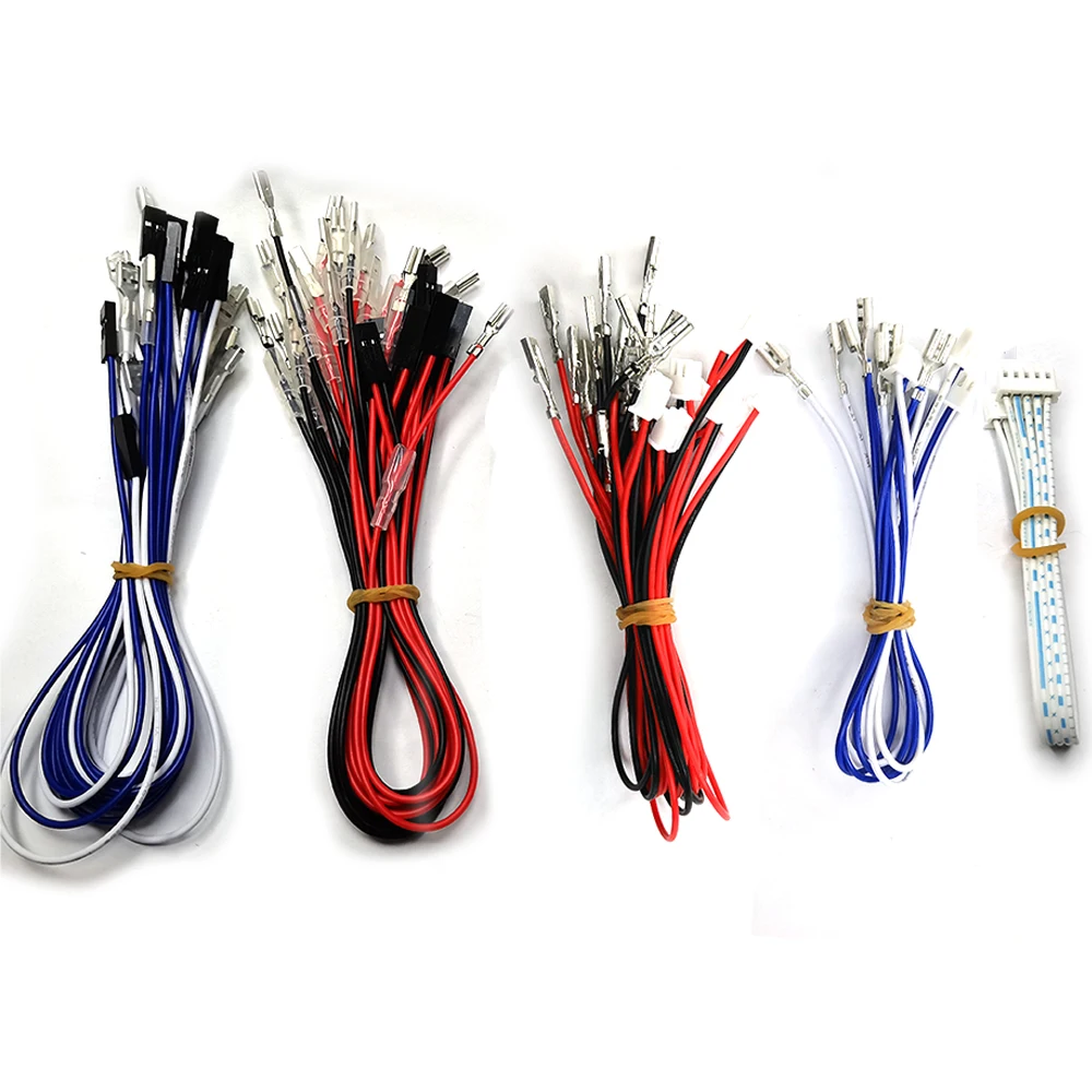20PCS XH2.54 Oder DuPont Kabel 2 Pin 4,8mm 2,8mm Stecker Draht Für Null Verzögerung Arcade USB Board happ Joystick SANWA Push Button – Detail 13