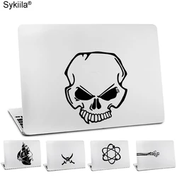 Pirate Skull White Sticker for Macbook Skin Air 11 13 Pro 13 15 17 Retina Laptop Computer Logo Decal