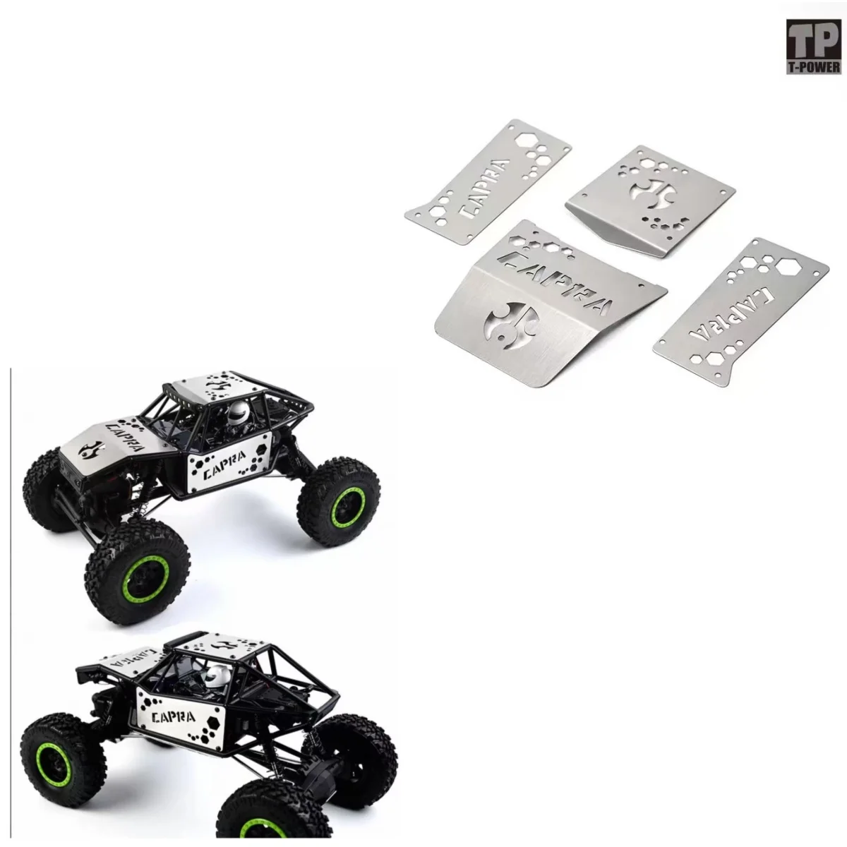 

TP Axial 1/18 UTB18 CAPRA Little Goat Metal Car Shell Stainless Steel Body Armor Armor