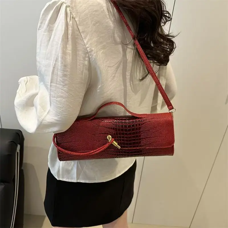 

2026 Модная винтажная сумка, универсальная и привлекательная сумка через плечо на одно плечо для вечерних мероприятий