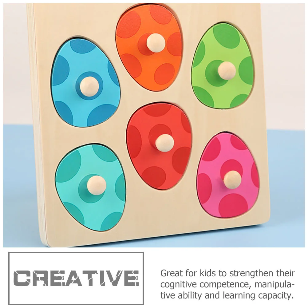 

3D Dinosaur Egg Puzzle Multi-Layer Wooden Jigsaw for Children Early Learning Skill Enhancement Puzzle