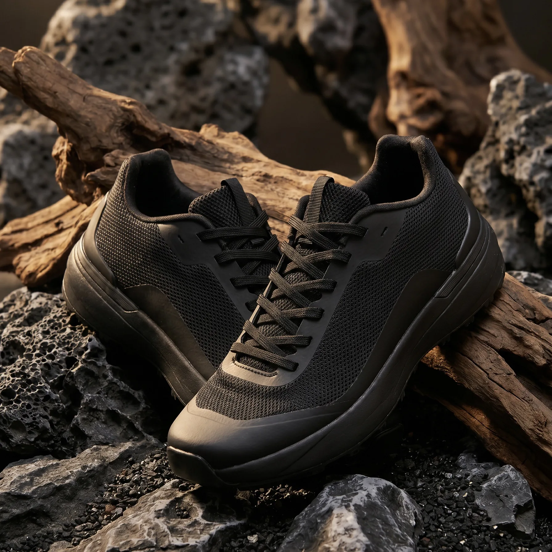 

2026 anti-collision running shoes comfortable and breathable outdoor mountaineering wear-resistant non-slip hiking shoes men