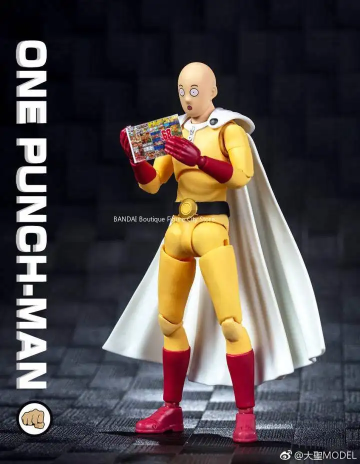 Spot Monkey King Model One Punch Man Saitama Teacher Genos Bald Sonic Movable Figure Model Gift Collection Toy