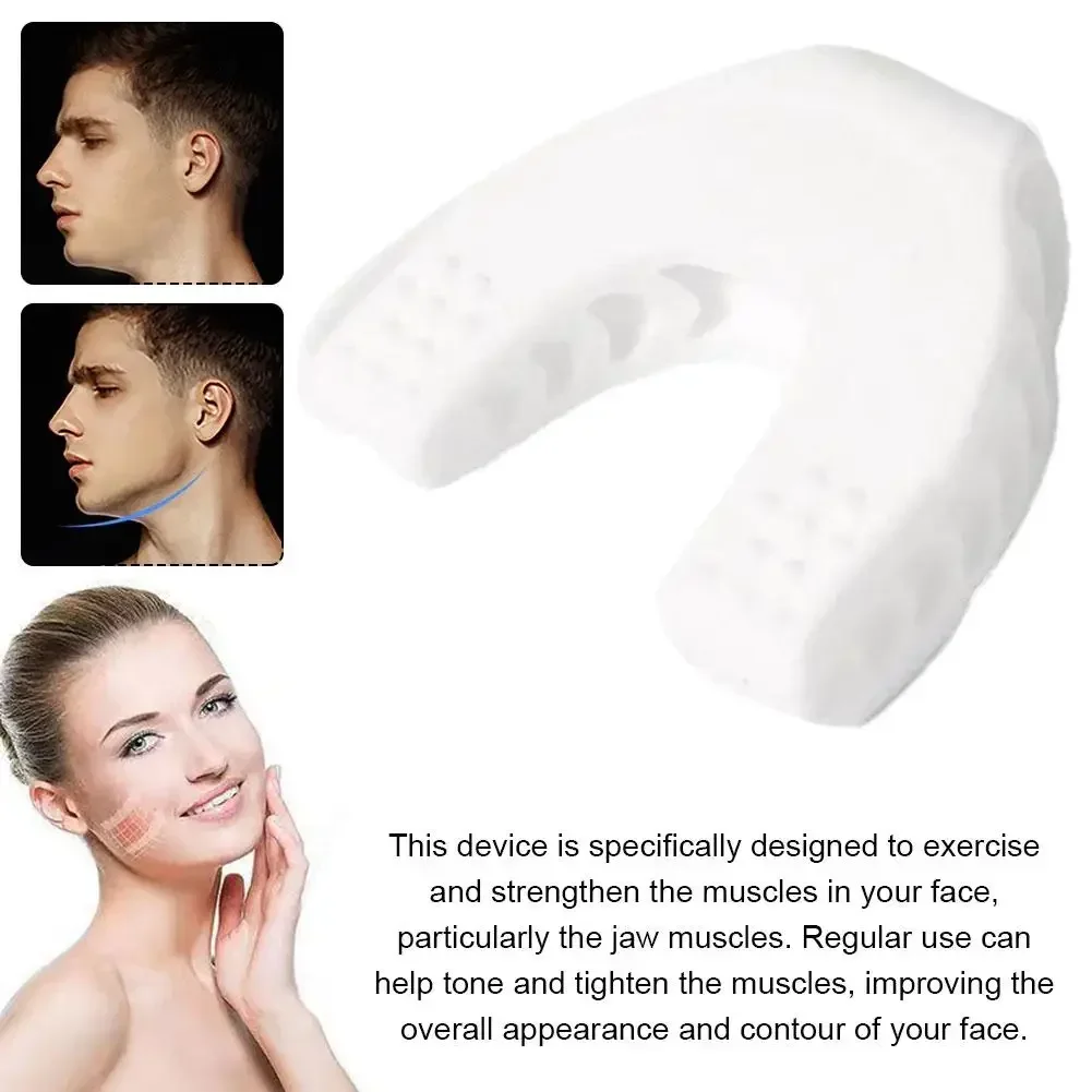 Jaw Exerciser And Neck Toning Jawline Exerciser For Men And Women Face Muscle Trainin Resistance Levels Double Chin Reducer