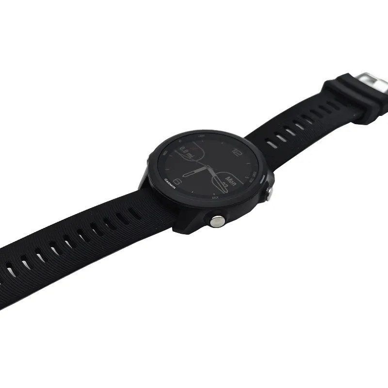 ساعة Garmin Forerunner 245 GPS للتدريب على الجري في الهواء الطلق معدل ضربات القلب تدعم اللغة الروسية الإسبانية. برتغالية 95% جديدة