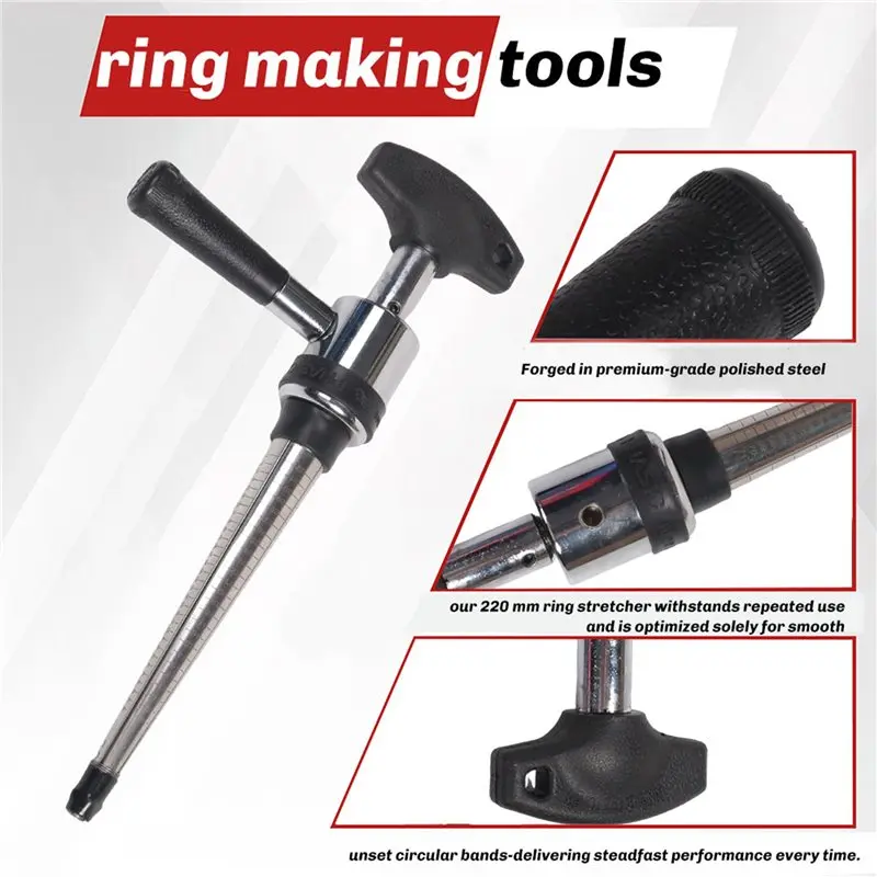 Manual Ring Stretcher & Adjuster For Metal Bands (Sizes 2- 14), Enlarger And Expander For Rings,For Rings And Bands