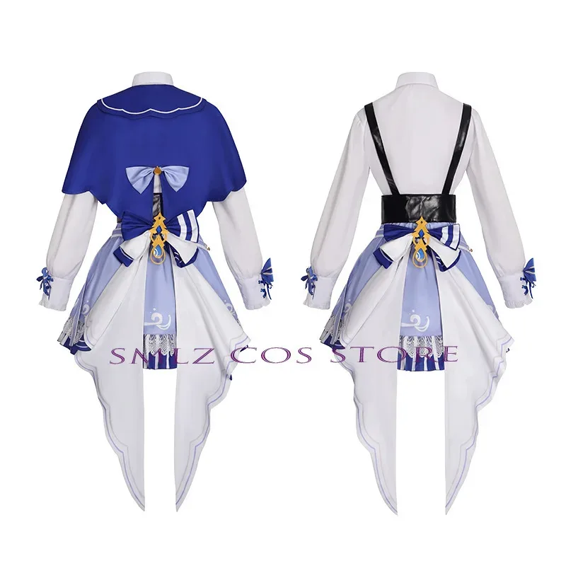 

CyHonor Furina Cosplay Genshin Impact Focalors Cospaly Costume New Fashion Dress Uniform Cloak Suit Halloween Party Outfit Women