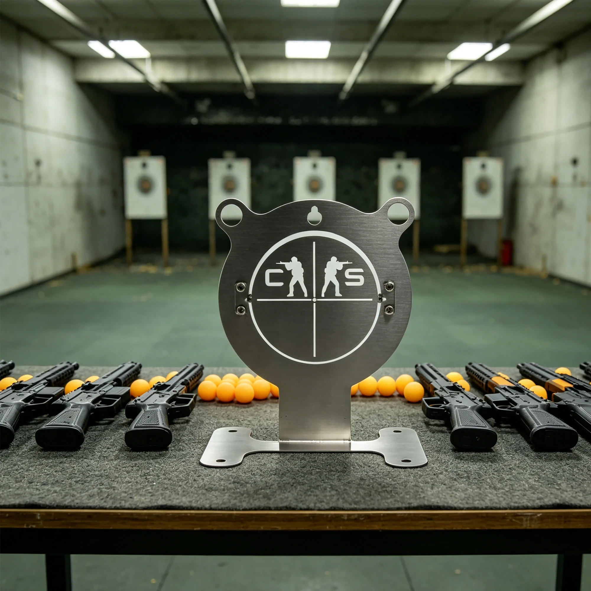 40MAX Lightning Series Lailaps Blaster Stainless Steel Reset Shooting Target