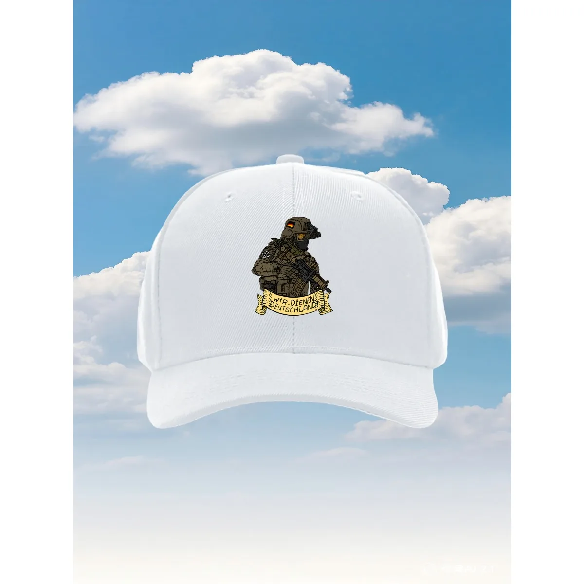 قبعة سائق الشاحنة طراز جديد wir dienen deuschland 2025 مع مقاس قابل للتعديل وتصميم مطبوع ممتع مثالي للأنشطة الخارجية Tr #1