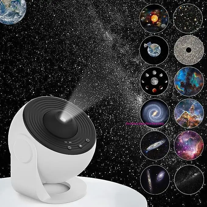 

13 plastic discs globe galaxy projection light gypsy bedroom star light