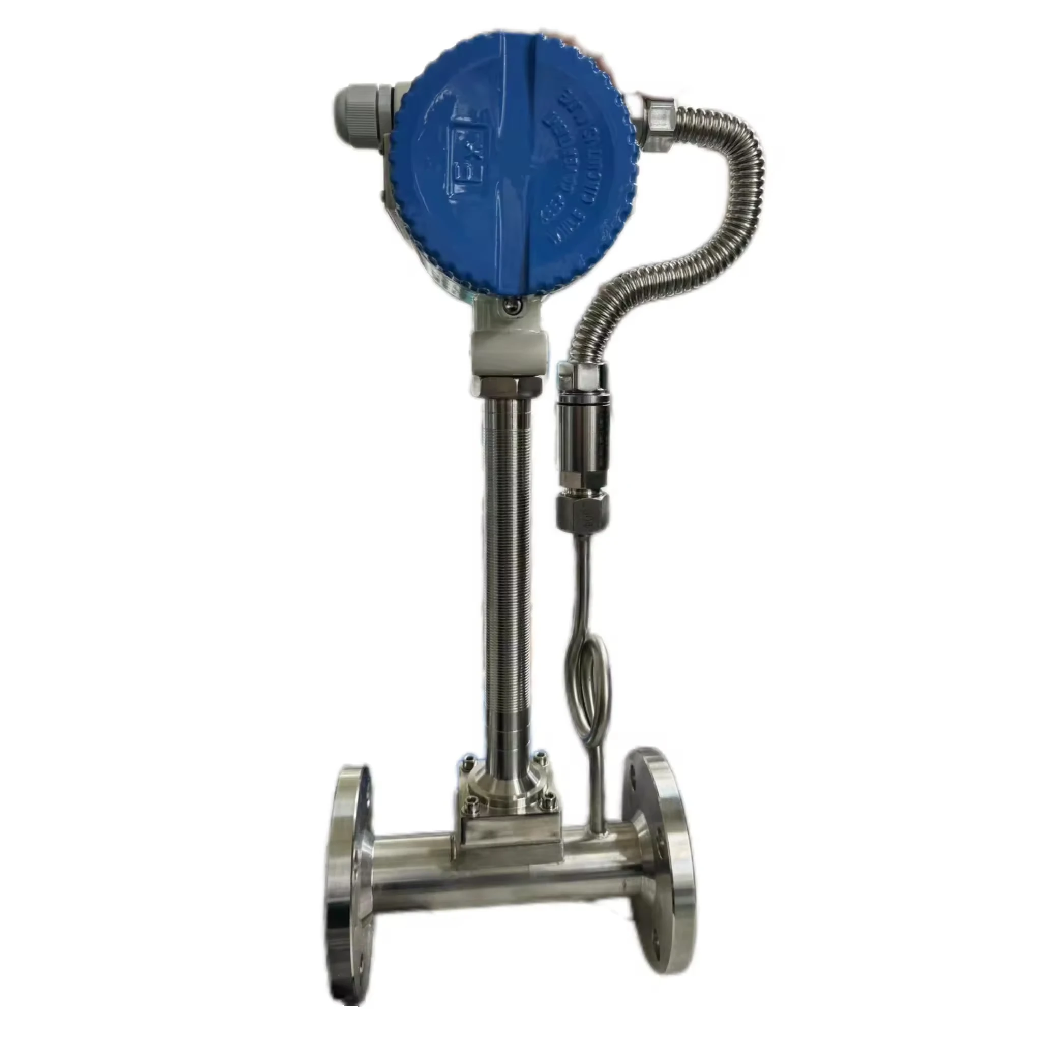 

4-20mA RS485 HART High Stability Stainless Steel Vortex Flow Meter Steam Liquid Energy Efficient Accurately Measure OEM