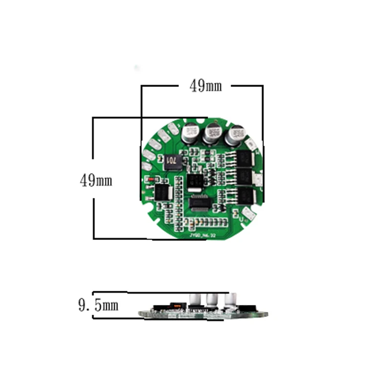 Scheda Driver integrata della ventola della pompa dell\'auto del pannello di controllo del motore senza spazzole DC 12v 24v