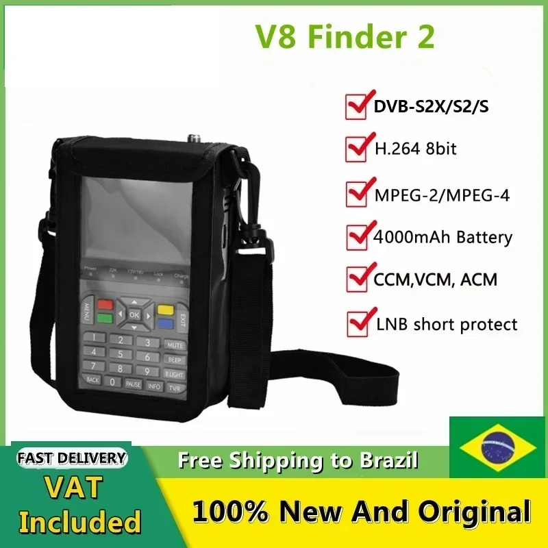 

Top! V8 Finder 2 Satellite Signal Finder DVB-S/S2/S2X Digital 1080P HD H.2654 VS ST-5150 V8 FINDER PRO WS6933 WS6980 In Stock
