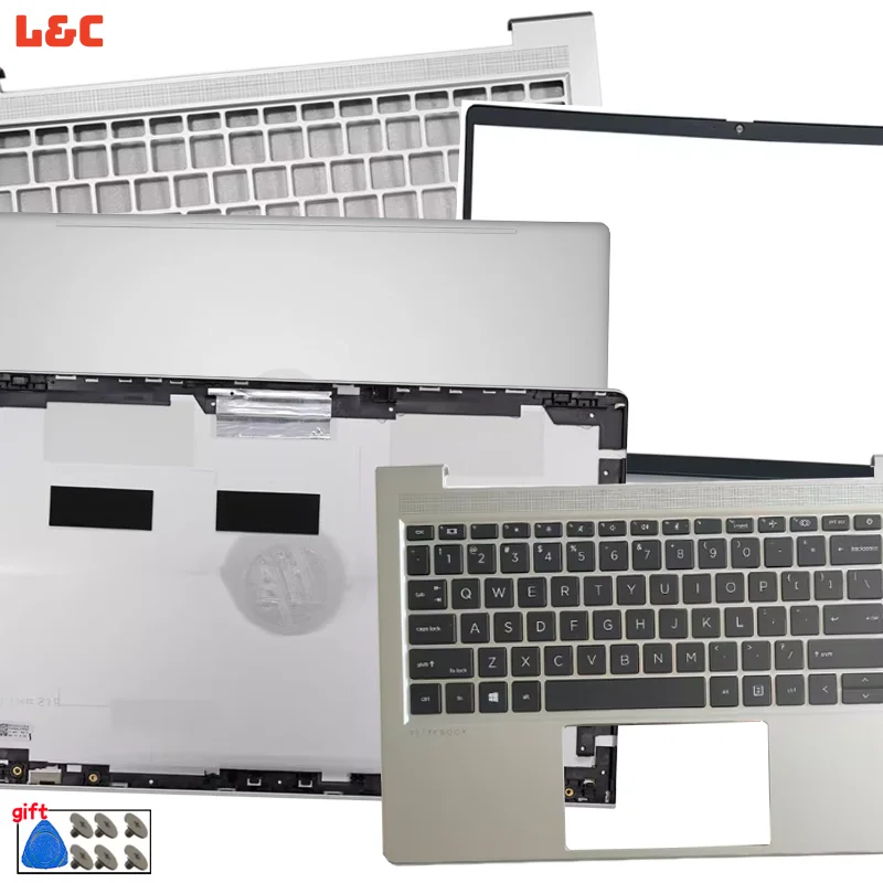 New For EliteBook 640 645 G8 G9 Laptop LCD Back Cover Front Bezel US Keyboard Palmrest Hinge Bottom Case Computer Replace Parts