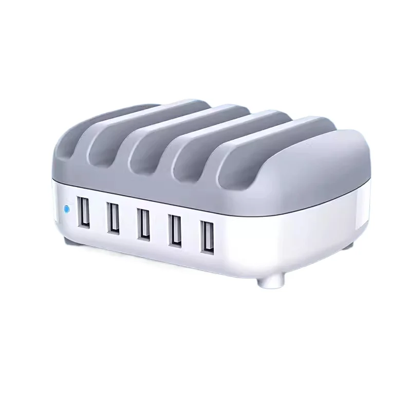 

Multi-port charger 5/10 port USB charging station Mobile phone Tablet holder Porous charging bus
