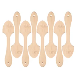 8 Pcs Bamboo Wood Fan Handles Craft Sticks Diy Replacement Handheld Decorative Fans Home Decor Wooden Sticks For Fan Making